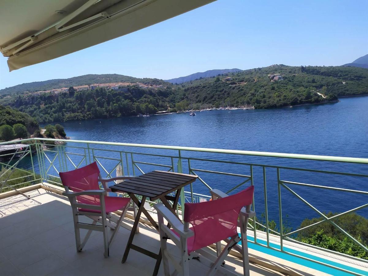 Meganisi Blue Villa Spartokhorion Luaran gambar